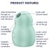 Satisfyer Pro To Go 1 - Estimulador de Clítoris Recargable con Olas de Aire (Menta)