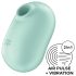 Satisfyer Pro To Go 2 - Estimulador de clítoris recargable con ondas de aire (menta)