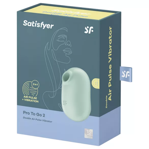 Satisfyer Pro To Go 2 - succionador de clítoris recargable con ondas de aire