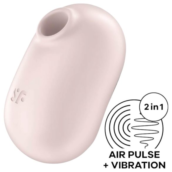 Satisfyer Pro To Go 2 - Estimulador de Clítoris con Ondas de Aire (Beige)