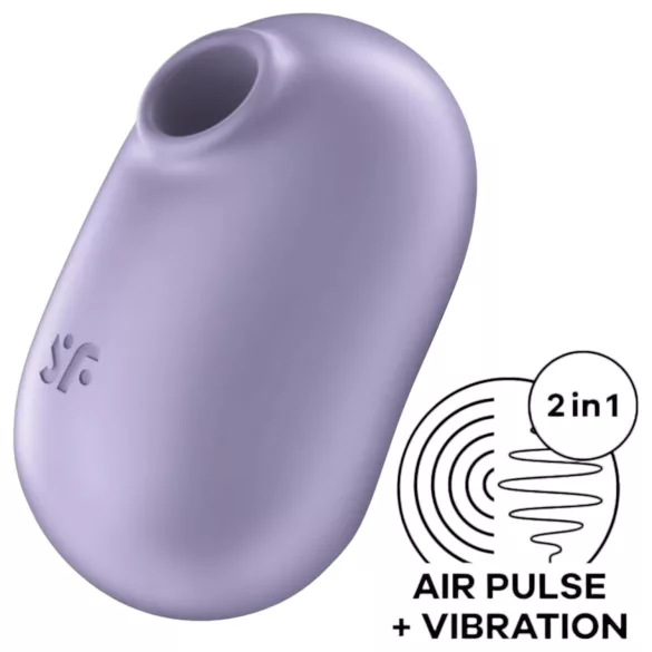 Satisfyer Pro To Go 2 - estimulador de clítoris recargable por ondas de aire (violeta)