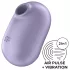 Satisfyer Pro To Go 2 - estimulador de clítoris recargable por ondas de aire (violeta)