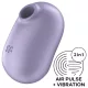 Satisfyer Pro To Go 2 - estimulador de clítoris recargable por ondas de aire (violeta)