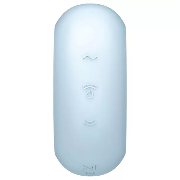 Satisfyer Pro To Go 3 - estimulador de clítoris de ondas de aire recargable (azul)
