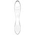 Satisfyer Dazzling Crystal 1 - Consolador Doble de Vidrio (Transparente)