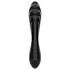 Satisfyer Dazzling Crystal 1 - dildo doble vidrio - negro