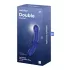 Satisfyer Double Crystal - Dildo doble terminado - vidrio - azul