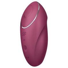   Satisfyer - Vibrador y estimulador de clítoris 2 en 1 - silicona roja