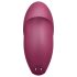 Satisfyer Tap & Climax 1 - Vibrador y Estimulador de Clítoris 2en1 (rojo)