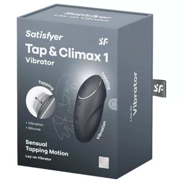 Satisfyer - Vibrador clitorial 2 en 1 - Estimulación y vibración - negro