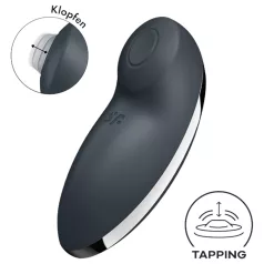 Satisfyer - Vibrador estimulador de clítoris 2en1 - gris