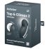Satisfyer Tap & Climax 2 - 2en1 vibrador clítoris (gris)