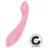 Satisfyer G-Force - vibrador punto G recargable impermeable silicona rosa