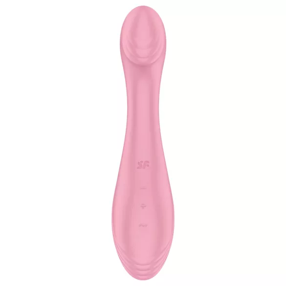 Satisfyer G-Force - vibrador punto G recargable impermeable silicona rosa