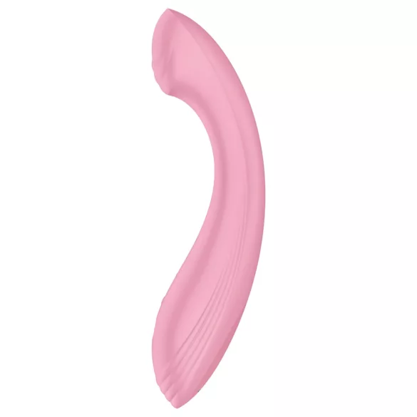 Satisfyer G-Force - vibrador punto G recargable impermeable silicona rosa