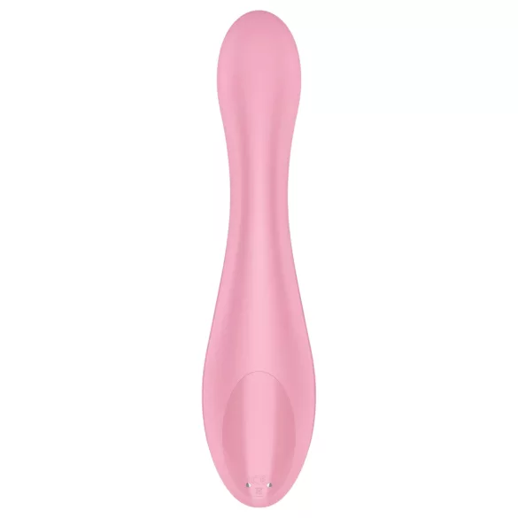 Satisfyer G-Force - vibrador punto G recargable impermeable silicona rosa
