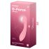 Satisfyer G-Force - vibrador de punto G recargable y resistente al agua (rosa)