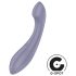 Satisfyer G-Force - Vibrador recargable e impermeable para punto G (lila)