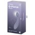 Satisfyer G-Force - Vibrador recargable e impermeable para punto G (lila)
