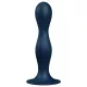 Satisfyer Double Ball-R - dildo con peso - silicona azul