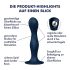 Satisfyer Double Ball-R - dildo con peso (azul)