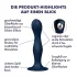 Satisfyer Double Ball-R - dildo con peso - silicona azul