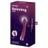 Satisfyer - Vibrador punto G giratorio - Cabeza rotatoria - Silicona roja
