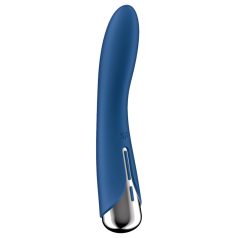  Satisfyer Spinning Vibe 1 - vibrador punto G giratorio - silicona azul