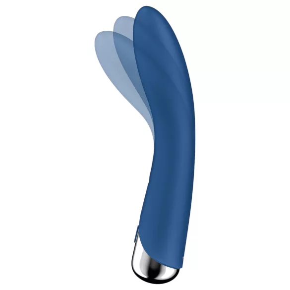 Satisfyer Spinning Vibe 1 - vibrador punto G giratorio - silicona azul