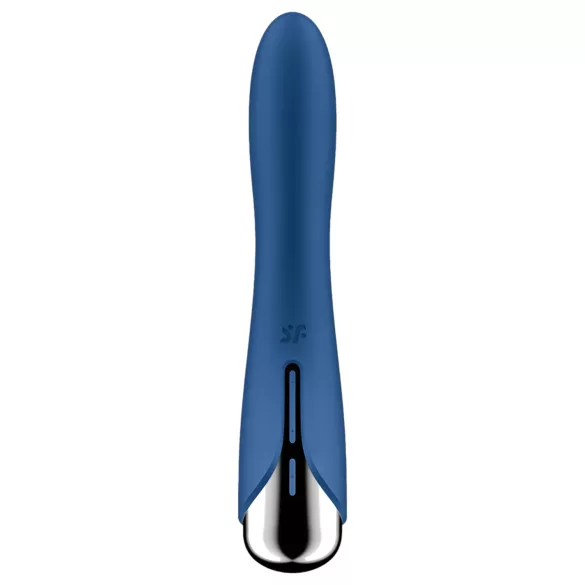 Satisfyer Spinning Vibe 1 - vibrador punto G giratorio - silicona azul