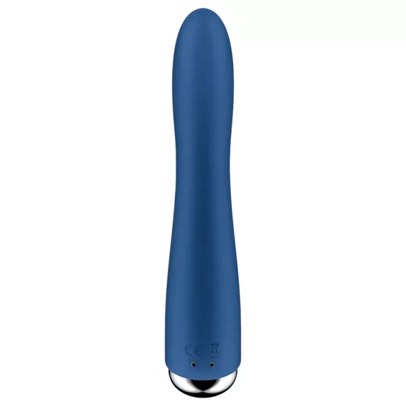 Satisfyer Spinning Vibe 1 - vibrador punto G giratorio - silicona azul