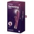 Satisfyer Spinning Rabbit 1 - vibrador con brazo giratorio para clítoris (rojo)