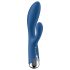 Satisfyer Spinning Rabbit 1 - Vibrador Giratorio con Estimulador de Clítoris (Azul)