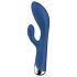Satisfyer Spinning Rabbit 1 - Vibrador Giratorio con Estimulador de Clítoris (Azul)