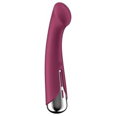 Satisfyer - Vibrador punto G rotatorio - silicona roja