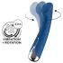 Satisfyer Spinning G-Spot 1 - vibrador punto G rotatorio - silicona azul