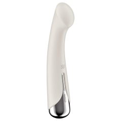   Satisfyer - Vibrador punto G con cabezal giratorio - silicona beige