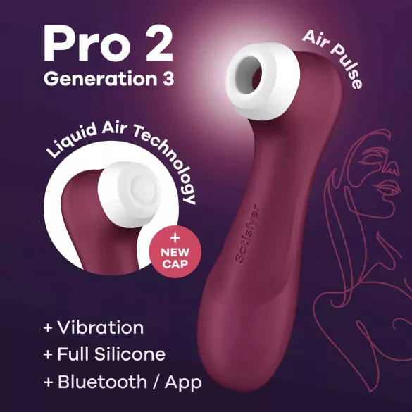 Satisfyer Pro 2 Gen3 - succionador de clítoris inteligente - rojo