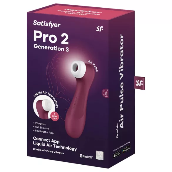 Satisfyer Pro 2 Gen3 - succionador de clítoris inteligente - rojo