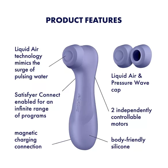 Satisfyer Pro 2 Gen3 - succionador de clítoris por ondas - lila