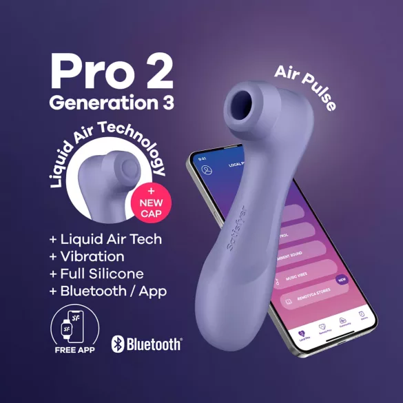Satisfyer Pro 2 Gen3 - succionador de clítoris por ondas - lila