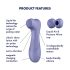 Satisfyer Pro 2 Gen3 - Estimulador Clitorial de Ondas de Aire Recargable (Lila)