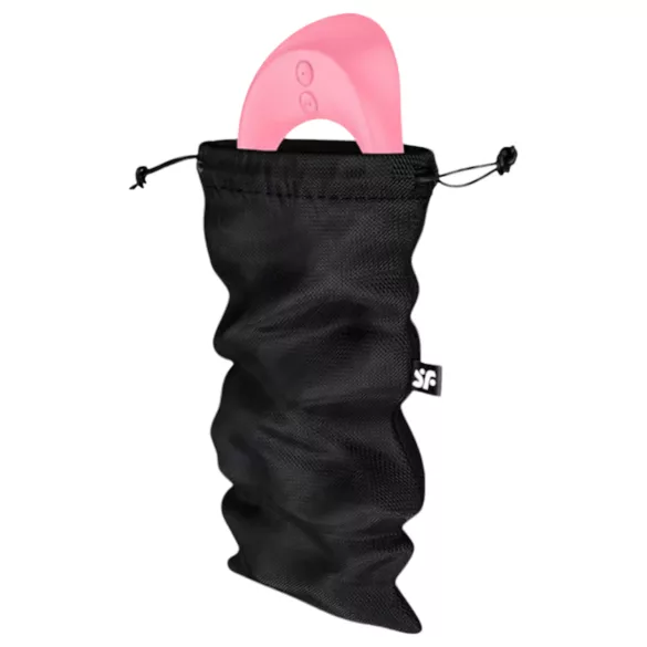 Satisfyer Treasure Bag - bolsa de almacenamiento discreta - mediana (negra)