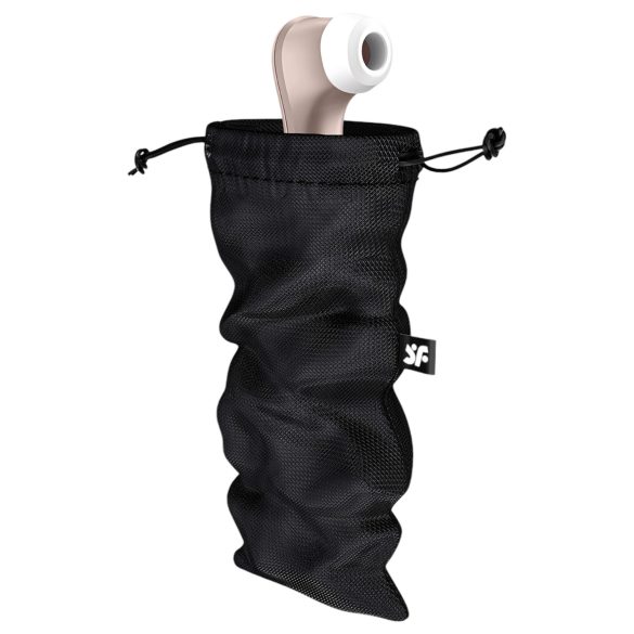 Bolsa del Tesoro Satisfyer L - Bolsa de Almacenamiento Mediana (Negra)