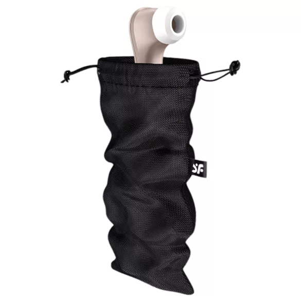 Satisfyer - Bolsa de almacenamiento discreta - tamaño mediano - negro