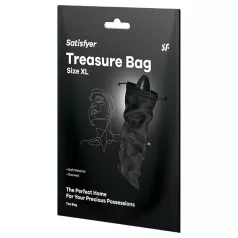   Bolsa Satisfyer Treasure Bag XL - bolsa de almacenamiento discreta - grande (negra)