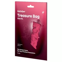   Satisfyer Treasure Bag XL - bolsa discreta para guardar juguetes sexuales (rosa)