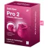 Satisfyer Pro 2 Classic Blossom - succionador de clítoris por ondas - rojo