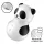 Satisfyer Pocket Panda - succionador de clítoris por ondas - negro
