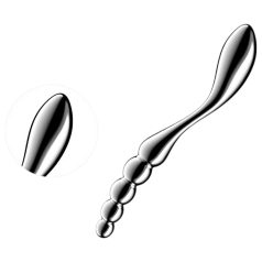   Satisfyer Star Force 1 - consolador metálico esférico - acero plateado